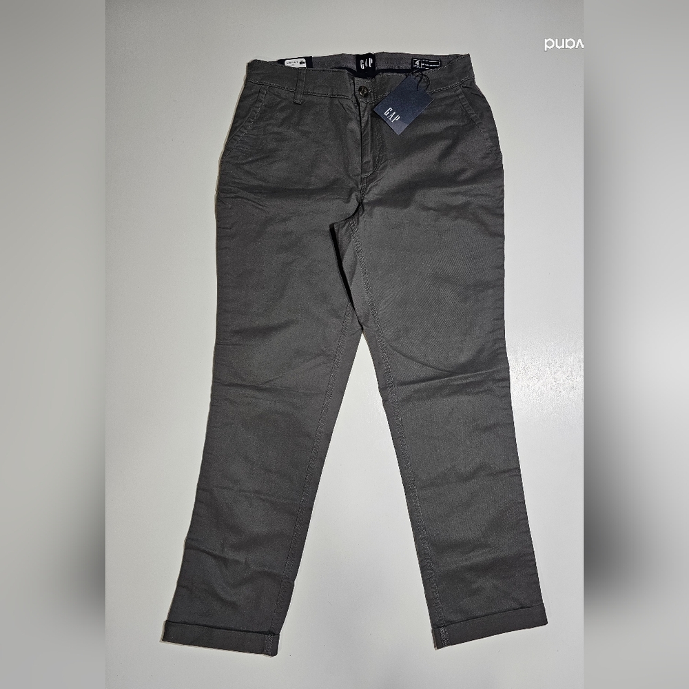 Gap Women's Relaxed Girlfriend Cuffed Twill Pant Size 4